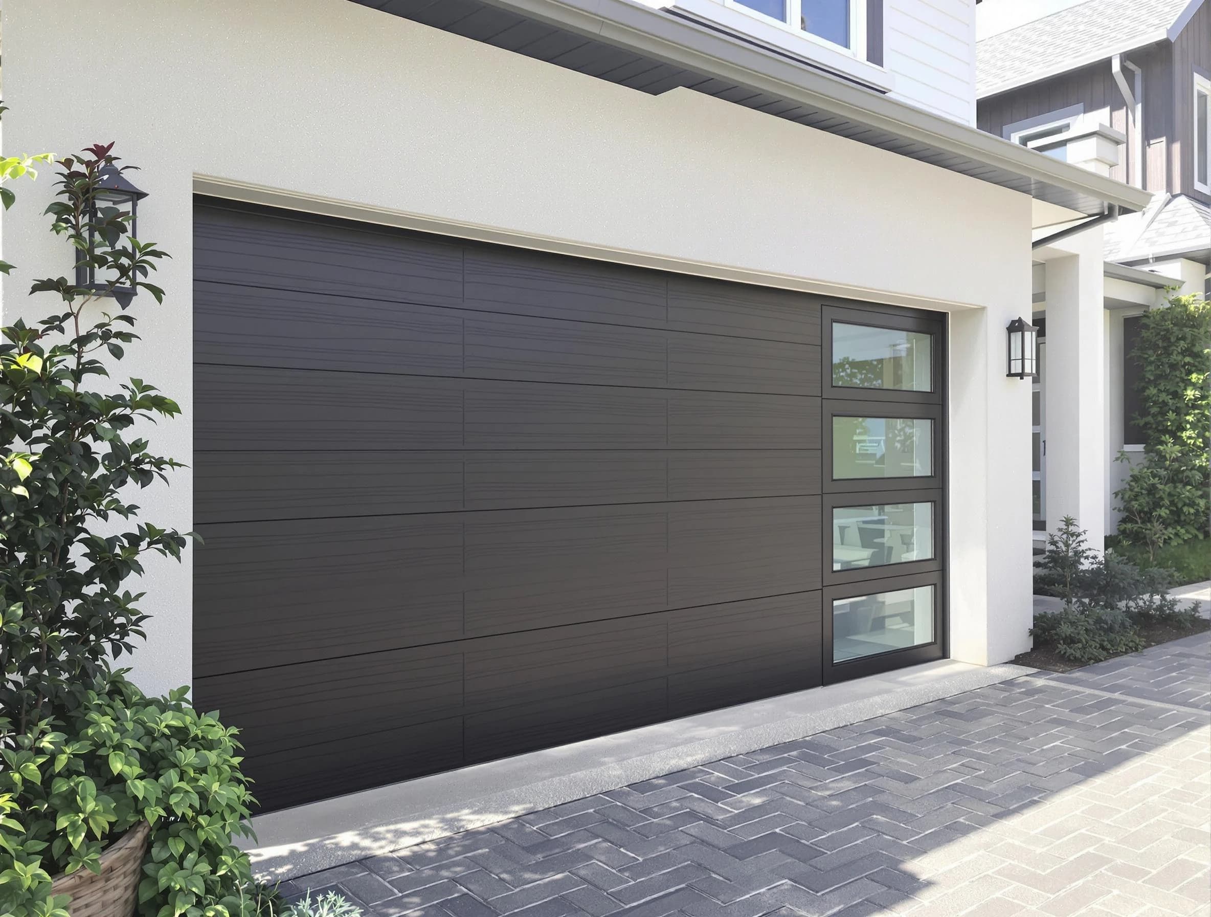 Custom garage door installation by Woonsocket Garage Door Repair in Woonsocket