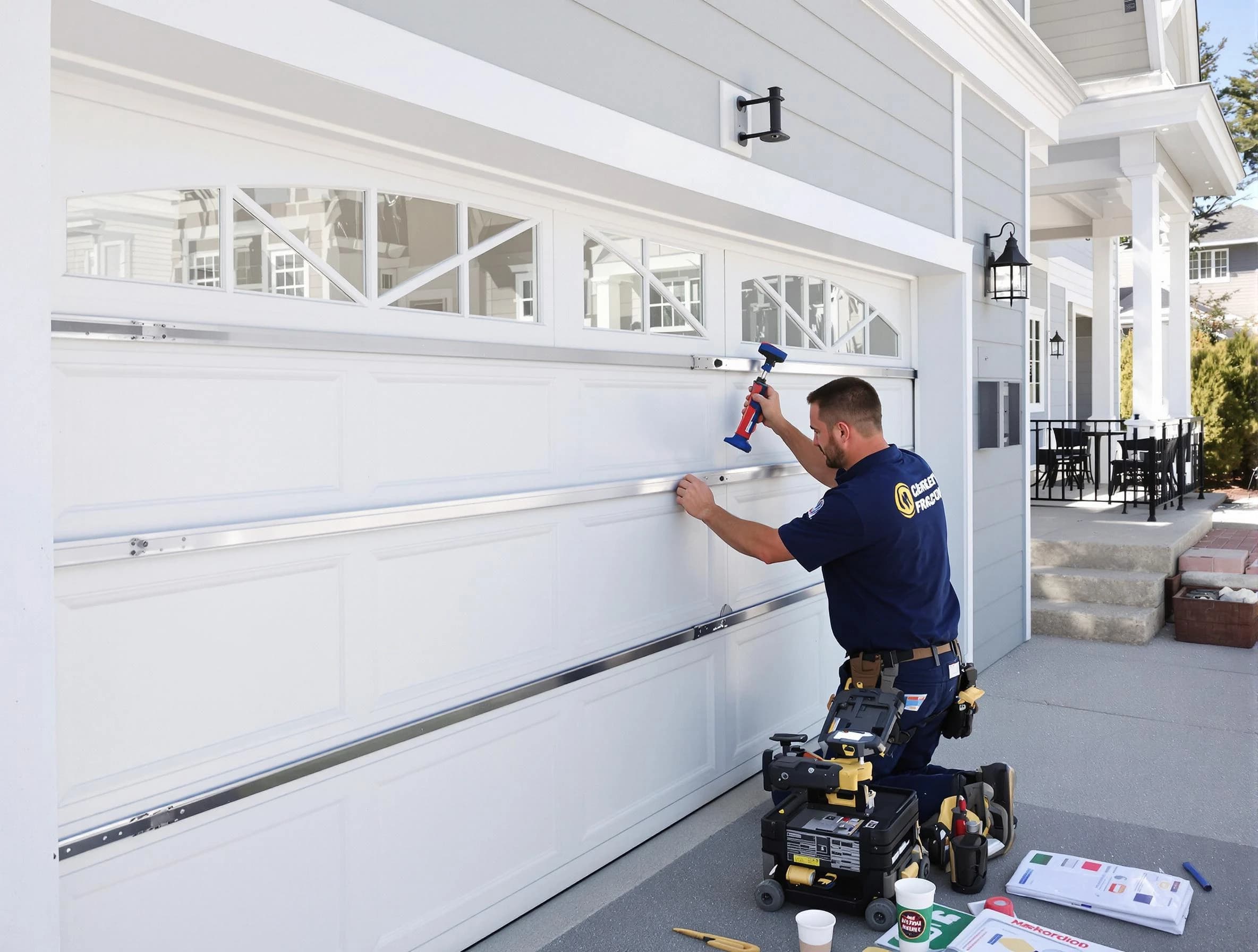 Professional garage door installation by Woonsocket Garage Door Repair in Woonsocket