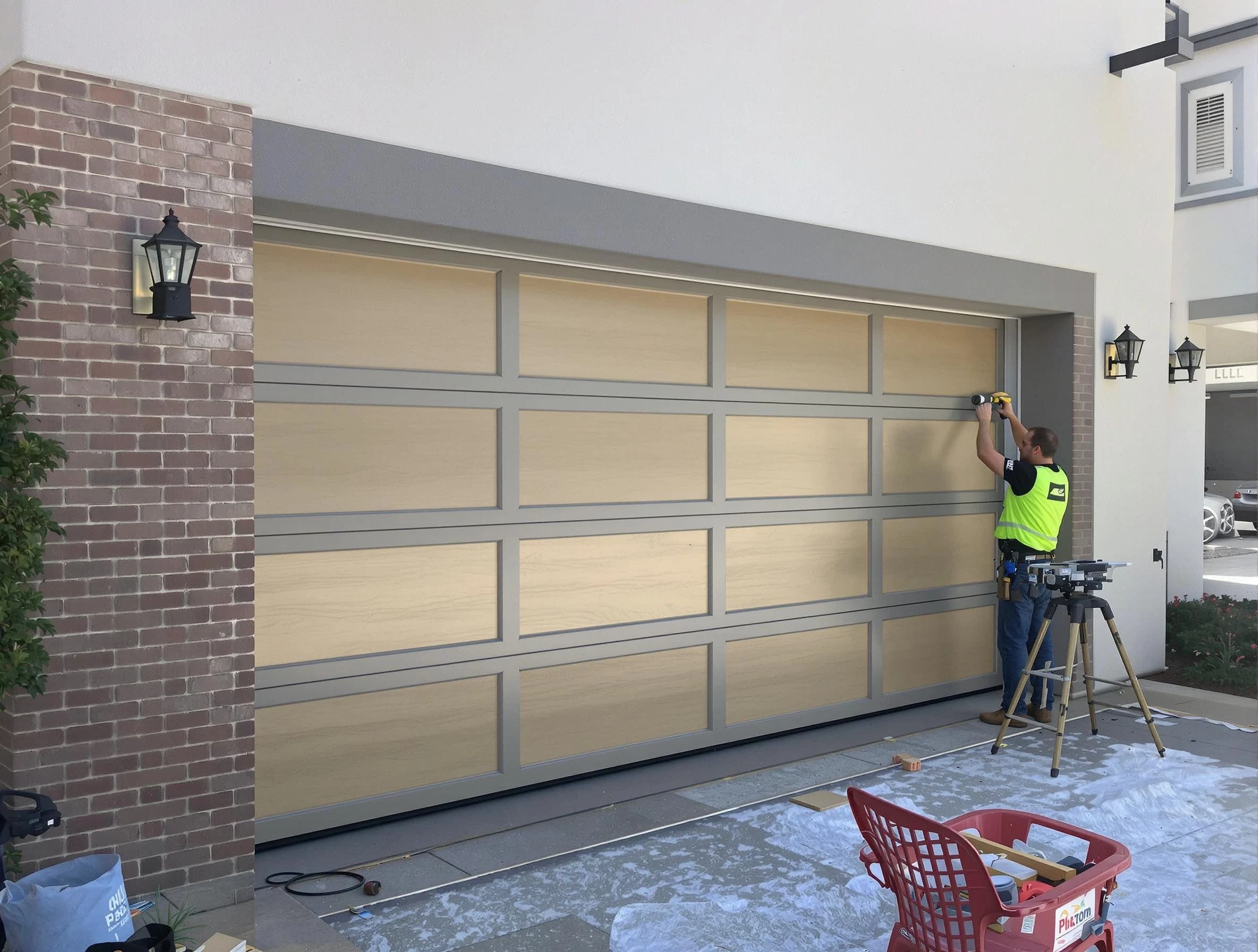 Garage door replacement service by Woonsocket Garage Door Repair in Woonsocket