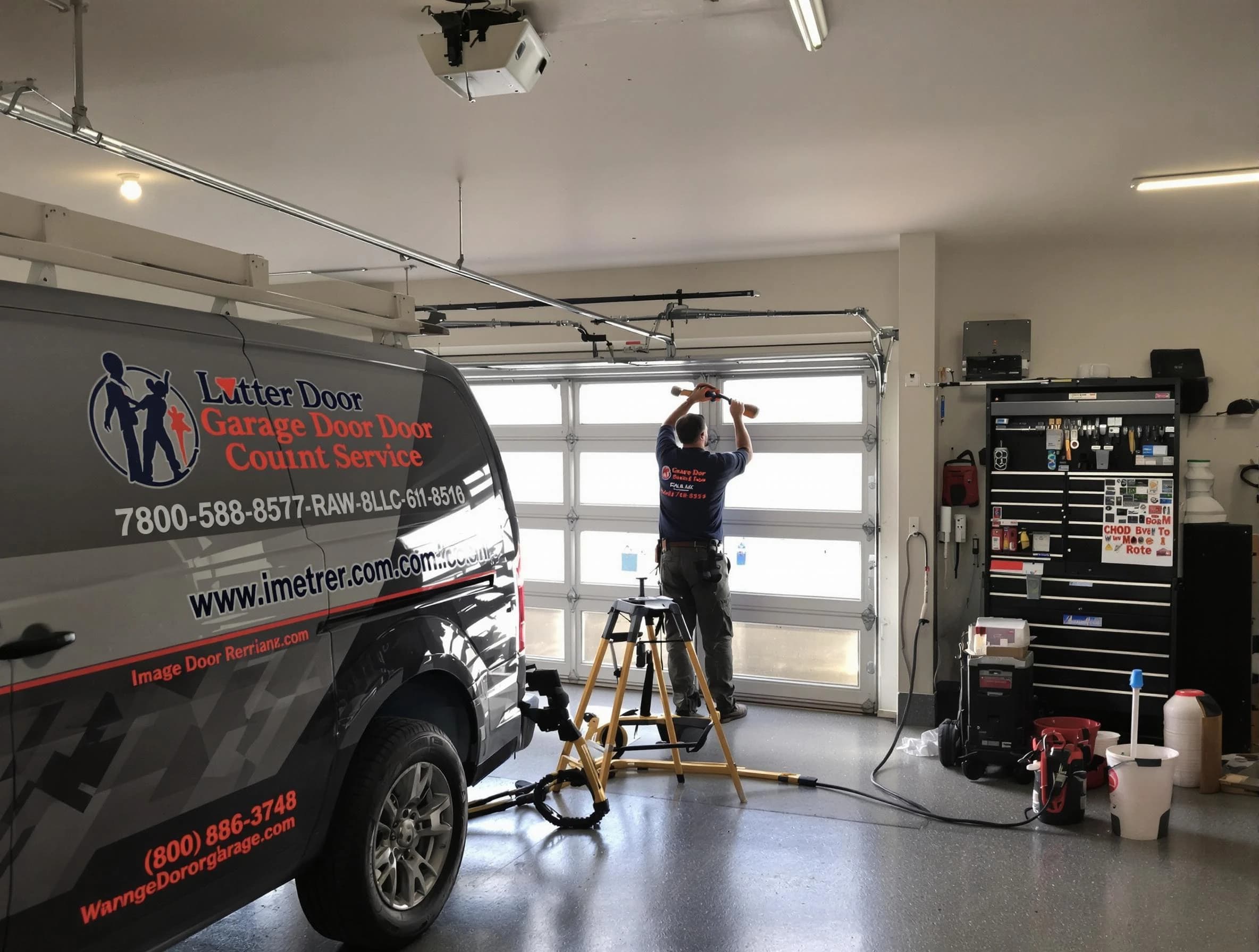 Woonsocket Garage Door Repair rapid response team performing same-day repair in Woonsocket
