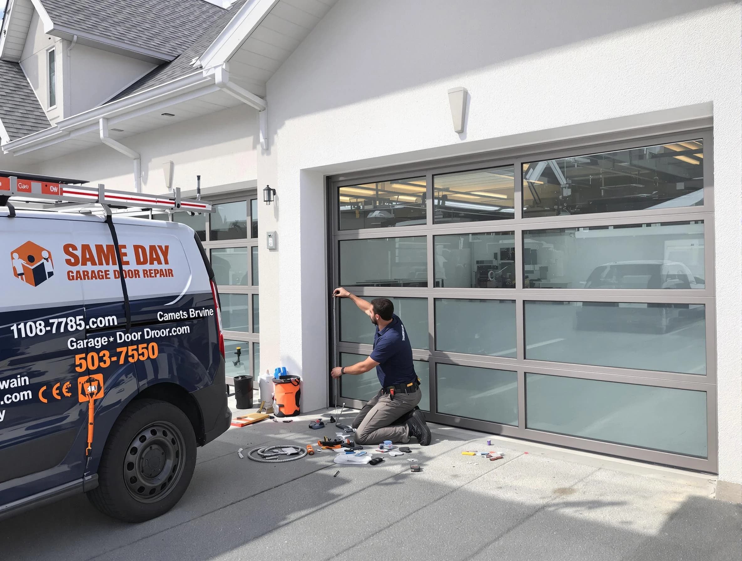 Same-day garage door repair service by Woonsocket Garage Door Repair in Woonsocket