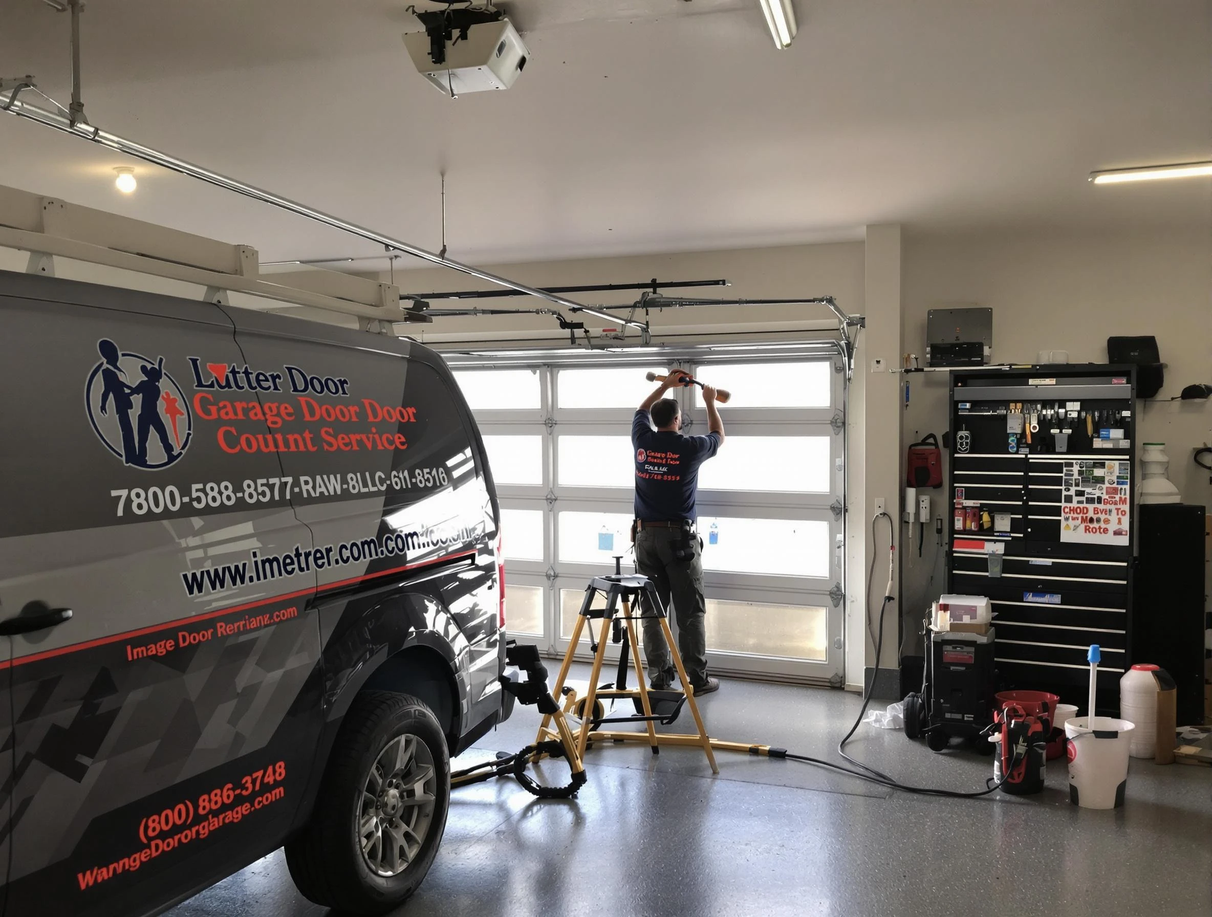 Woonsocket Garage Door Repair rapid response team performing same-day repair in Woonsocket