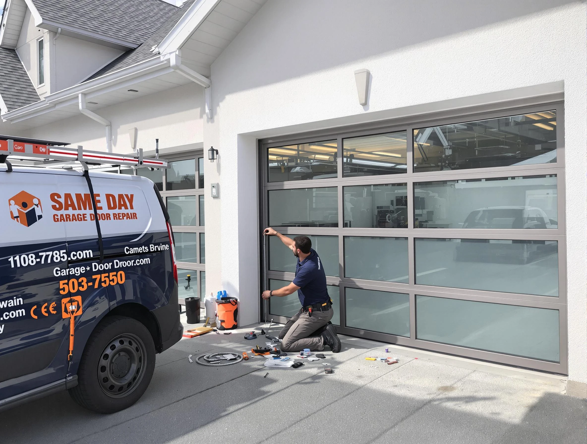 Same-day garage door repair service by Woonsocket Garage Door Repair in Woonsocket
